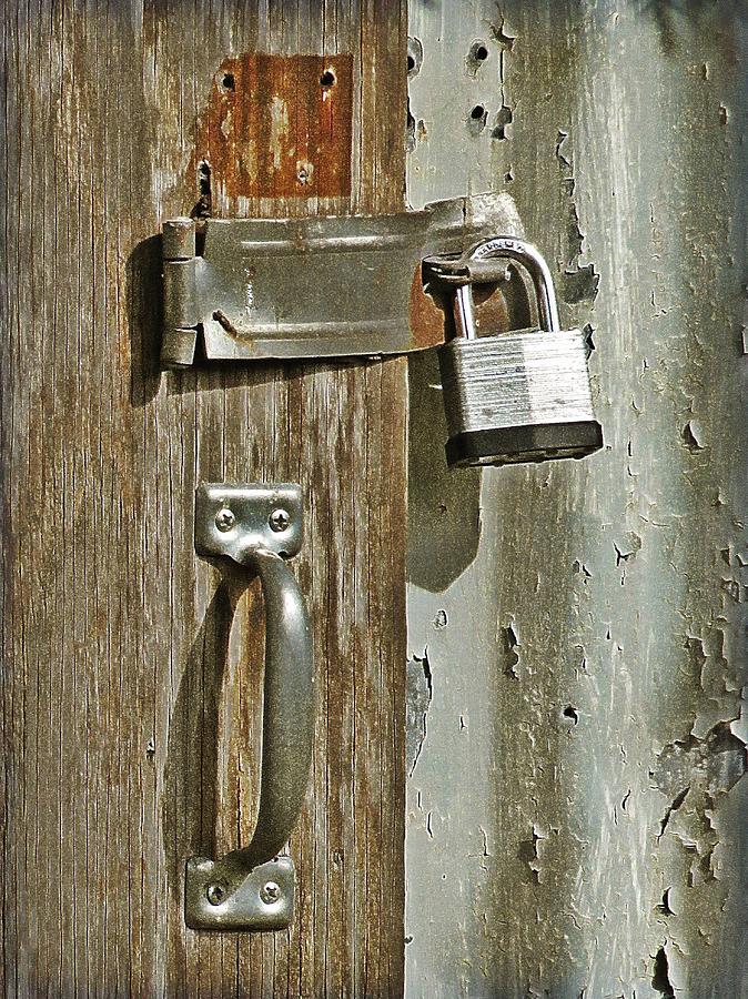 Hasp And Handle Photograph