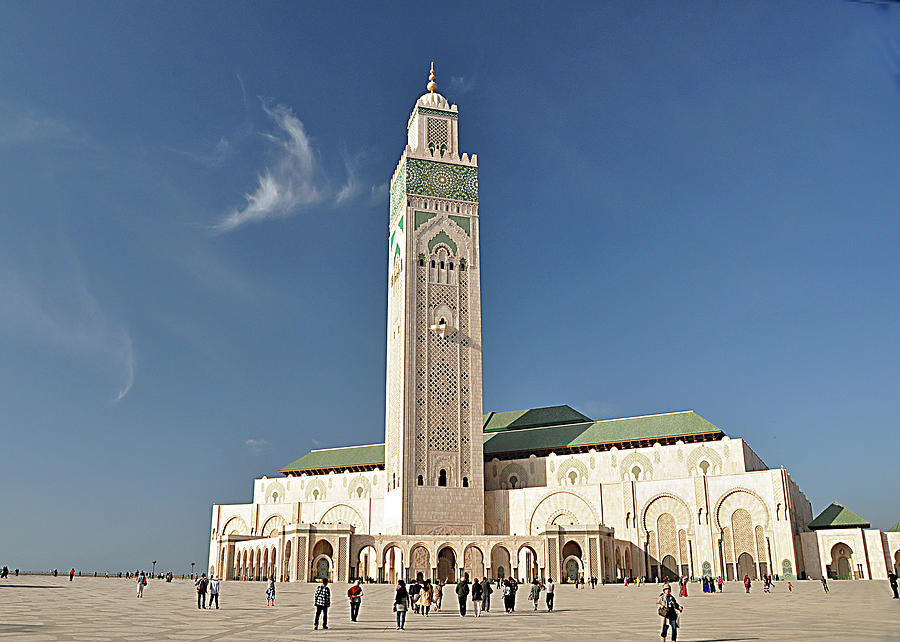 Hassan II Mosque, Casablanca Photograph by Allan Rothman