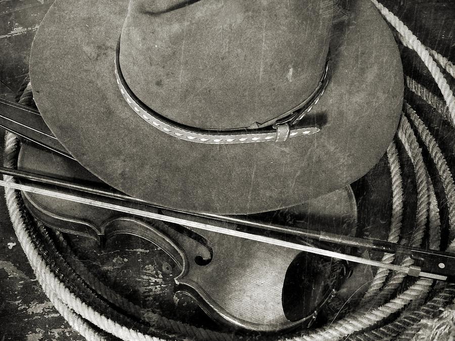 Hat and Fiddle Photograph by Scott Kingery