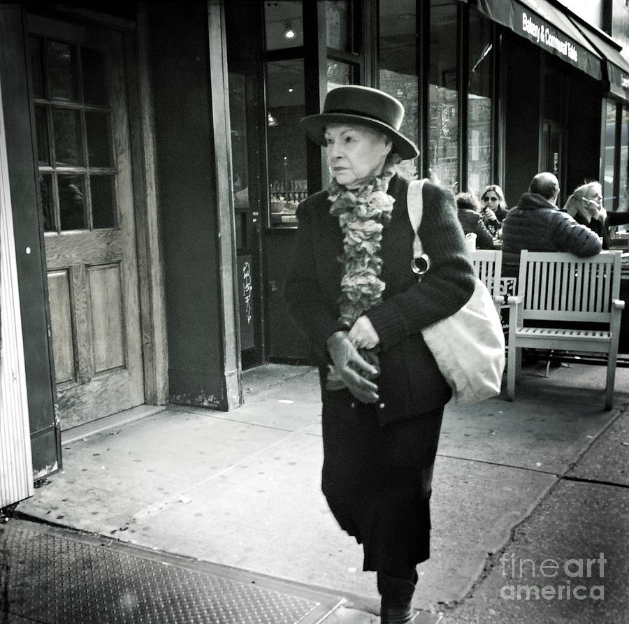 Hat Lady - People of New York City Photograph by Miriam Danar