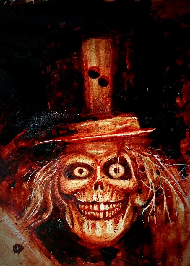 Hatbox Ghost  Painting by Ryan Almighty