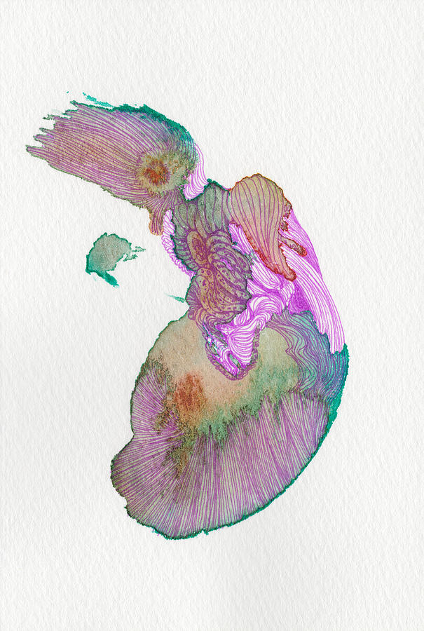 Egg Drawing - Hatching egg - #SS15DW019 by Satomi Sugimoto Egg Drawing - Hatching egg - #SS15DW019 by Satomi Sugimoto