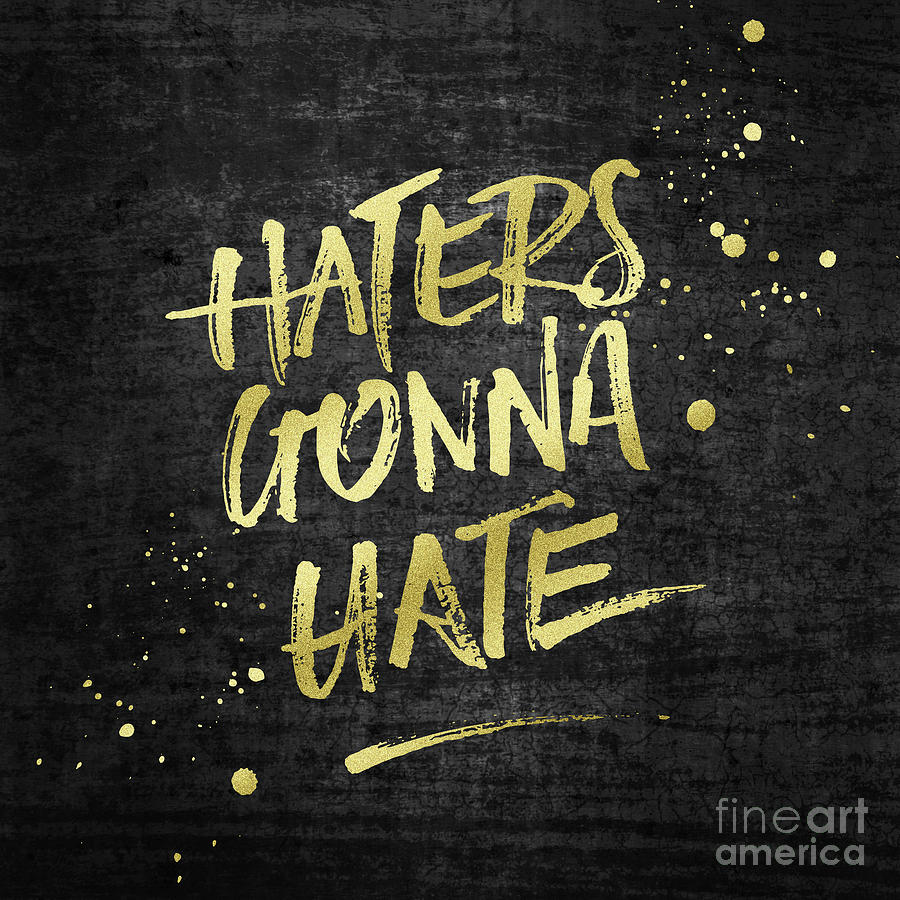 haters gonna hate logo