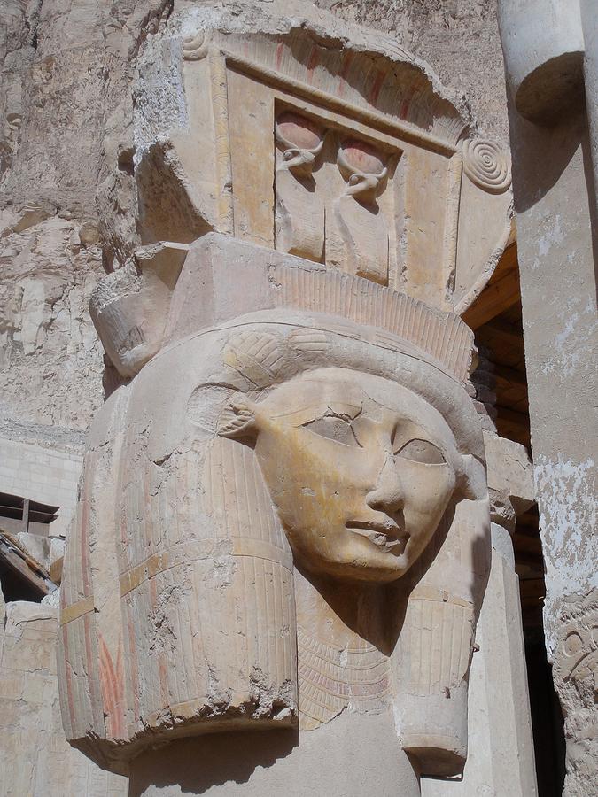 Hathor at Deir el Bahri Photograph by Richard Deurer