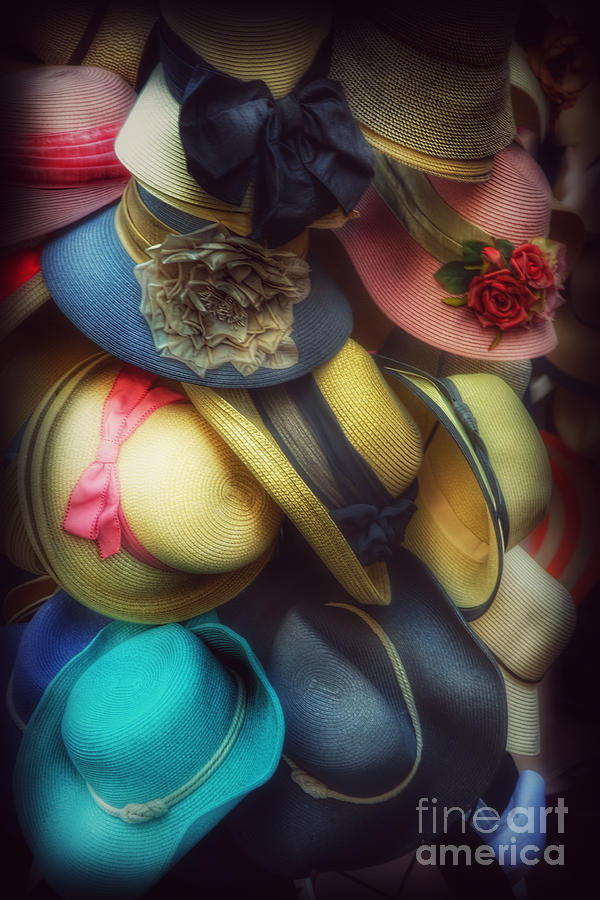 Hats - A Cornucopia of Color Photograph by Miriam Danar