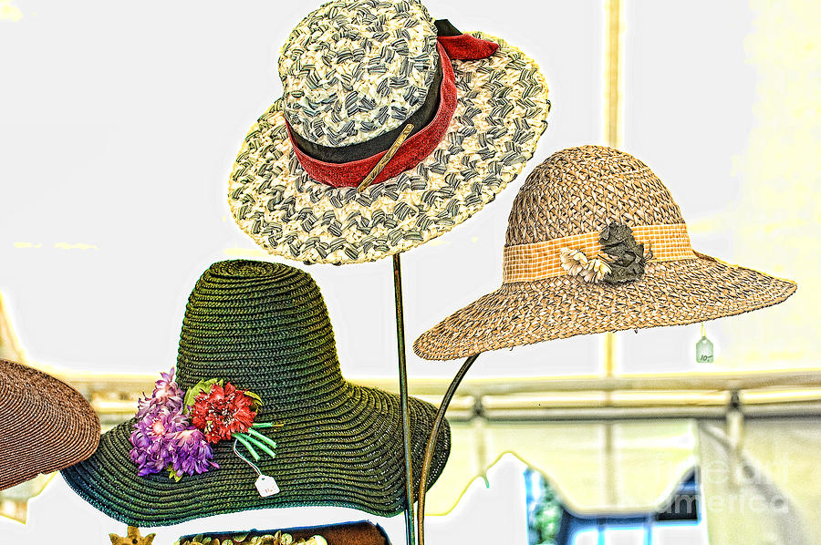 Hats For Sale Photograph by Edward Sobuta