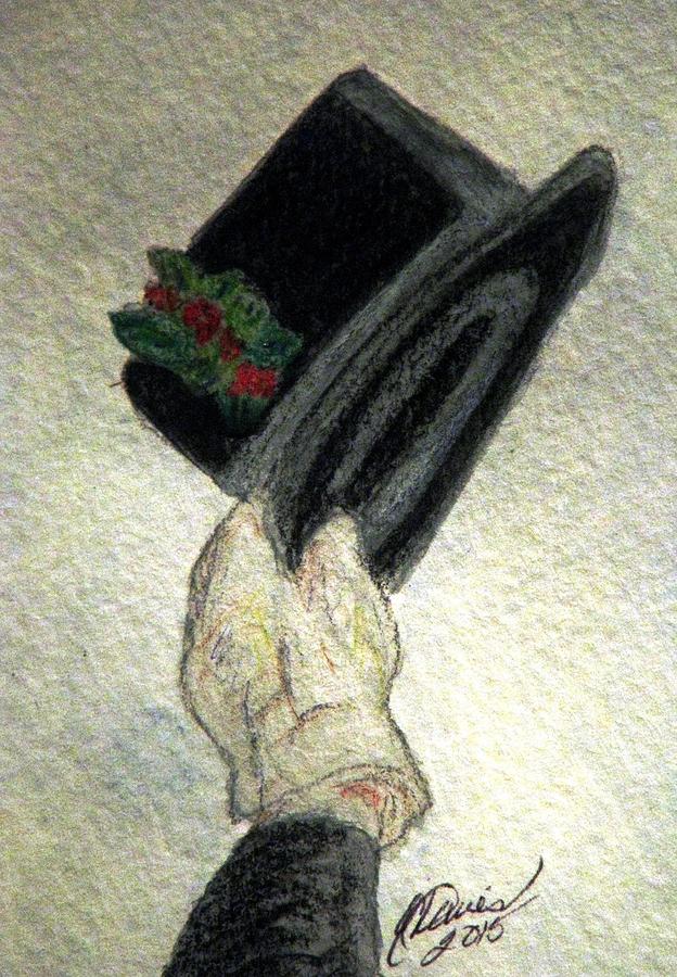 Holiday Painting - Hats Off To The Holidays by Angela Davies