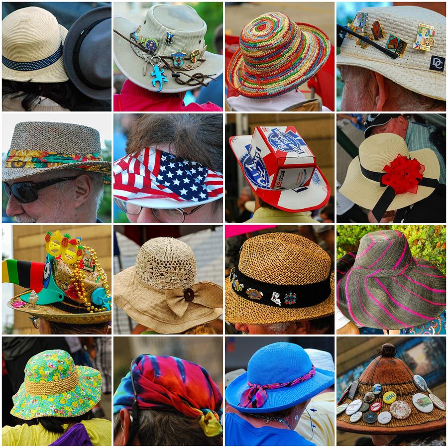 Hats On Photograph by Barry Bohn
