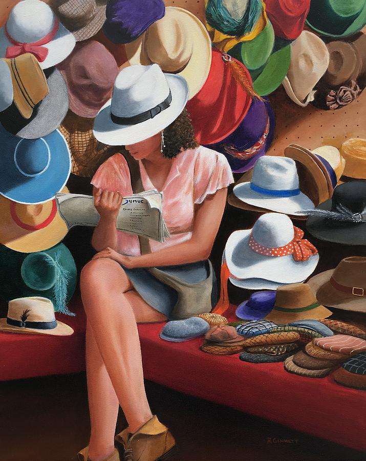 Hats Painting by Richard Ginnett