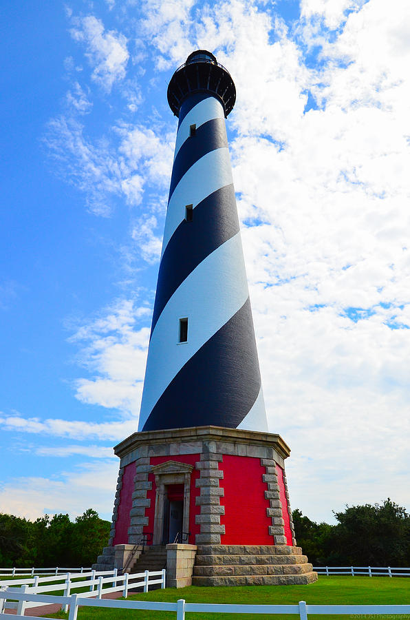 Hatteras Light in the Clouds Photograph by Jeff at JSJ Photography