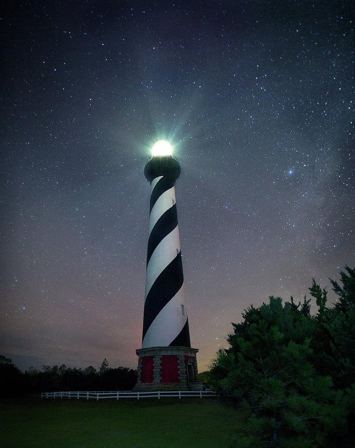 Hatteras Spinning Light Photograph by Art Cole