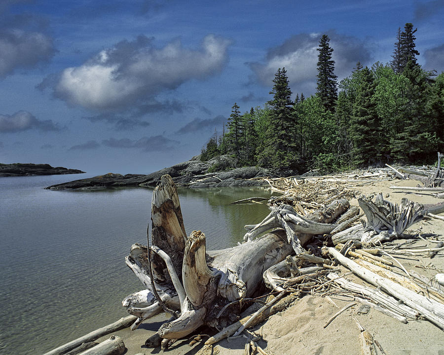 Hatties Bay in Pukaskwa National Park Ontario Photograph by Randall Nyhof