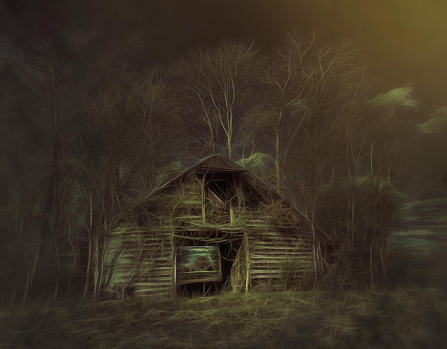 Haunted Barn Photograph by Jelieta Walinski