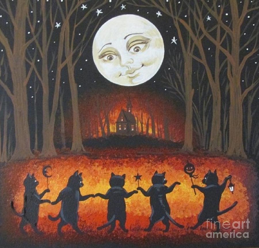 Haunted Dance Painting by Margaryta Yermolayeva