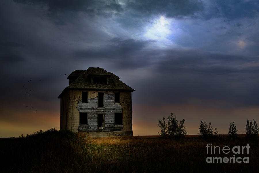 Haunted House Digital Art by Jim Hatch