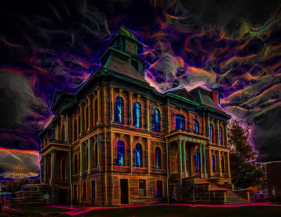 Architecture Photograph - Haunted House by John M Bailey