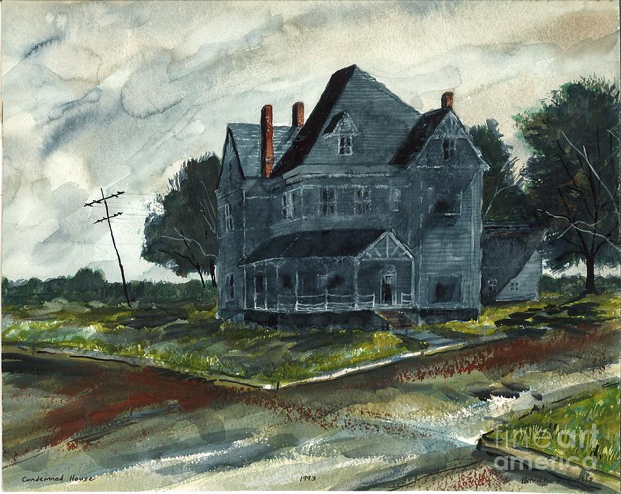 Haunted House Painting by Patrick Grills