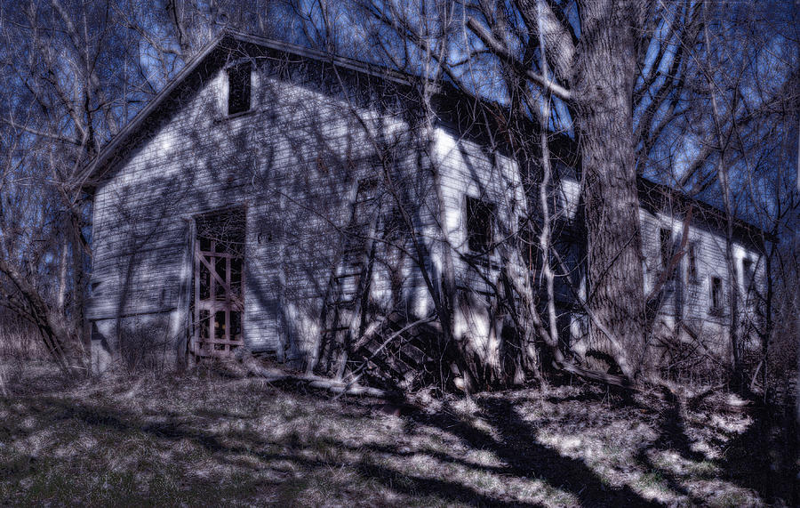 Haunted Kansas Barn Photograph by Don Wolf
