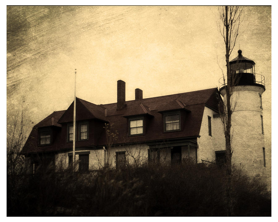 Lighthouse Photograph - Haunted Lighthouse by J Durr Wise