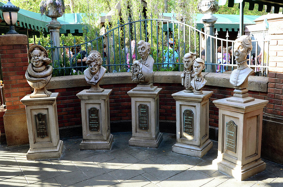 Haunted Mansion characters Photograph by David Lee Thompson