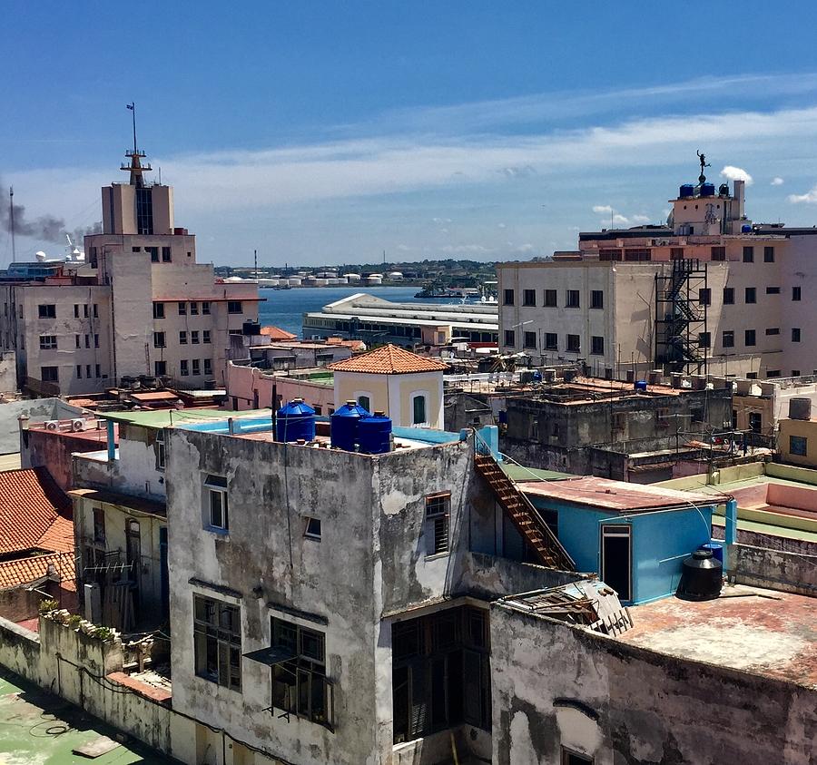 Havana by Rooftop Photograph by Kerry Obrist