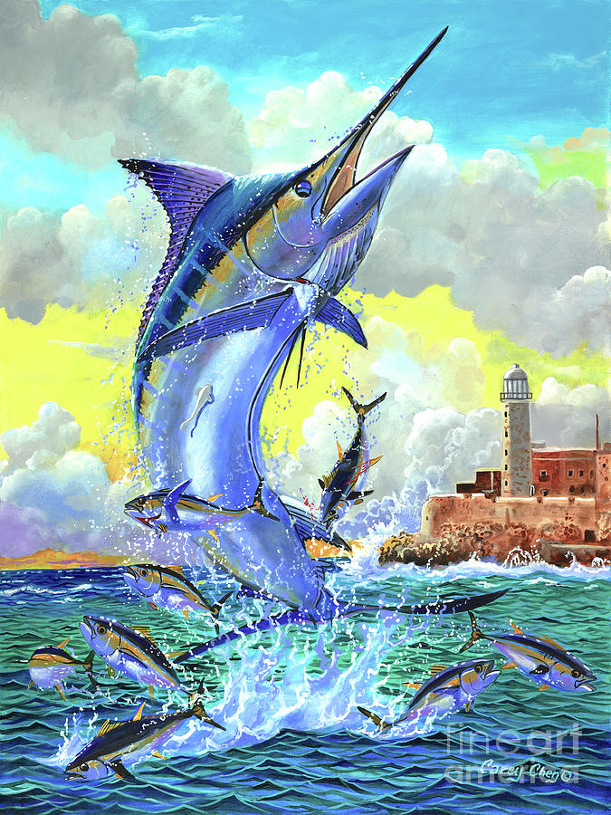 Fish Painting - Havana by Carey Chen