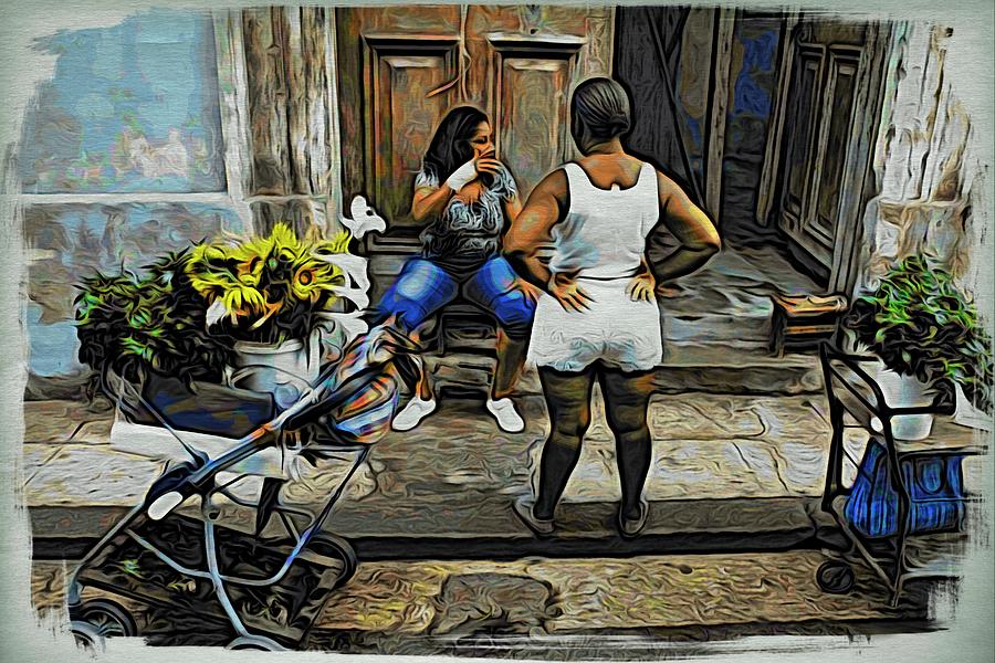 Havana Conversation Photograph by Alice Gipson