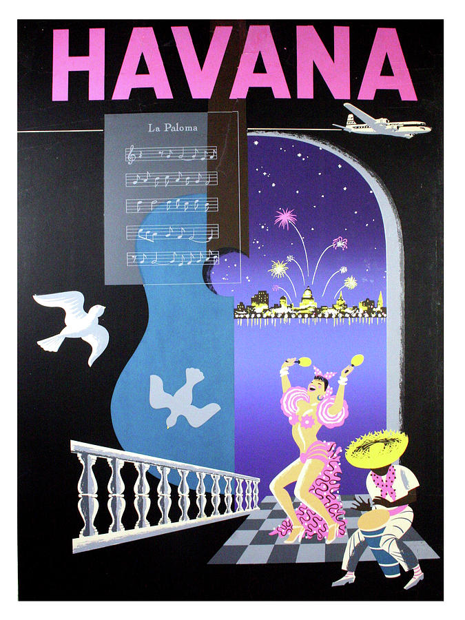Music Painting - Havana, Cuba, dancing nights by Long Shot
