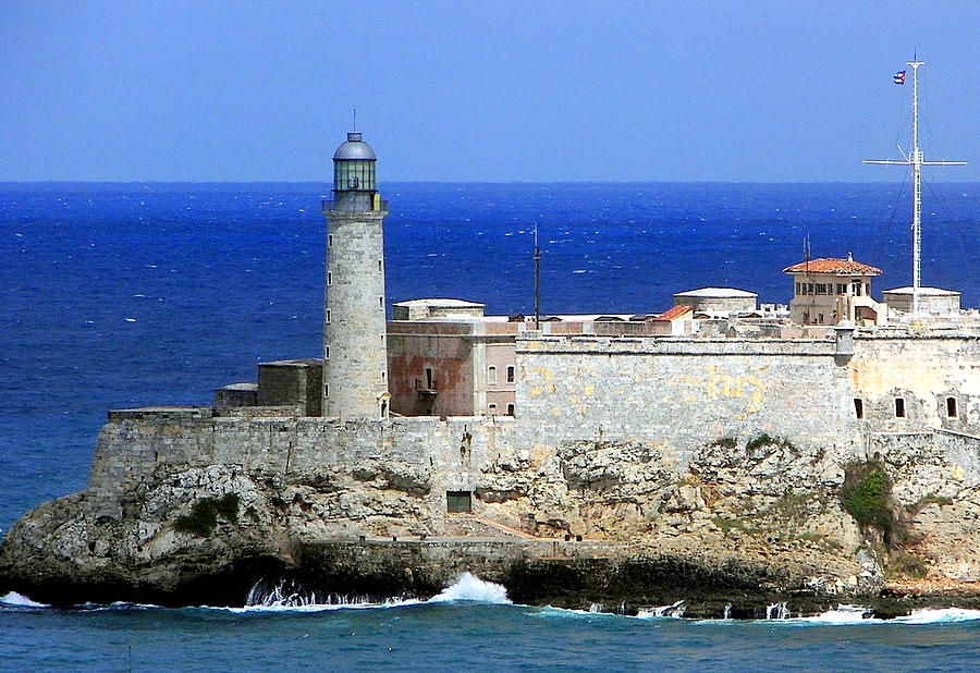 Lighthouse Photograph - Havana Harbor Lighthouse by Karen Wiles