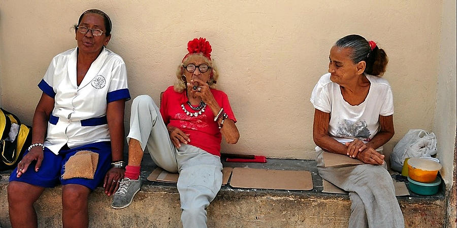 Havana Ladies Photograph by John Hughes