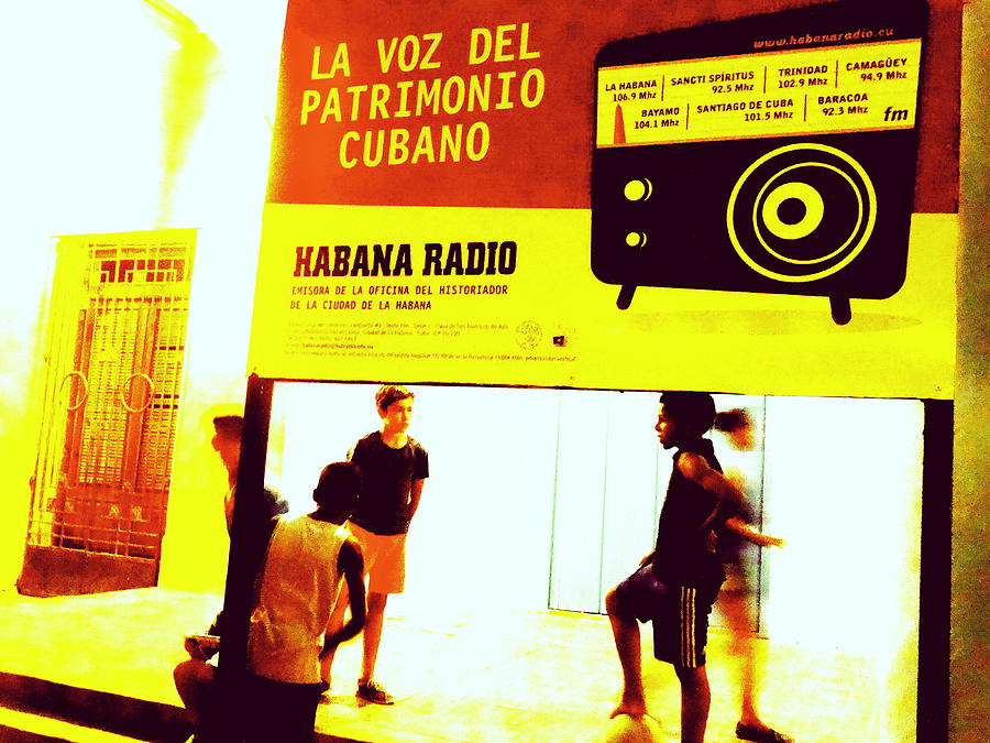 Havana Radio Games Photograph by Funkpix Photo Hunter