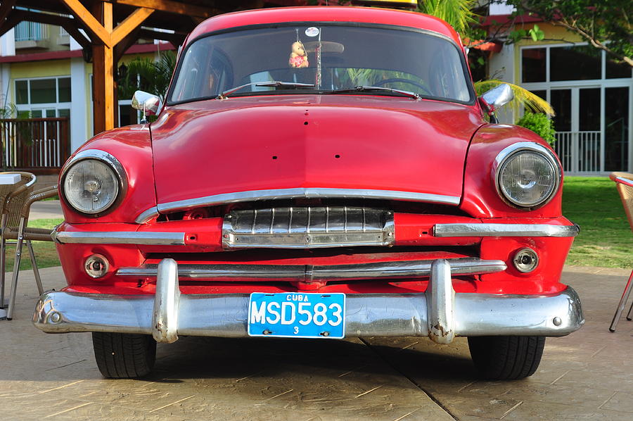 Havana Red Car Photograph by John Hughes