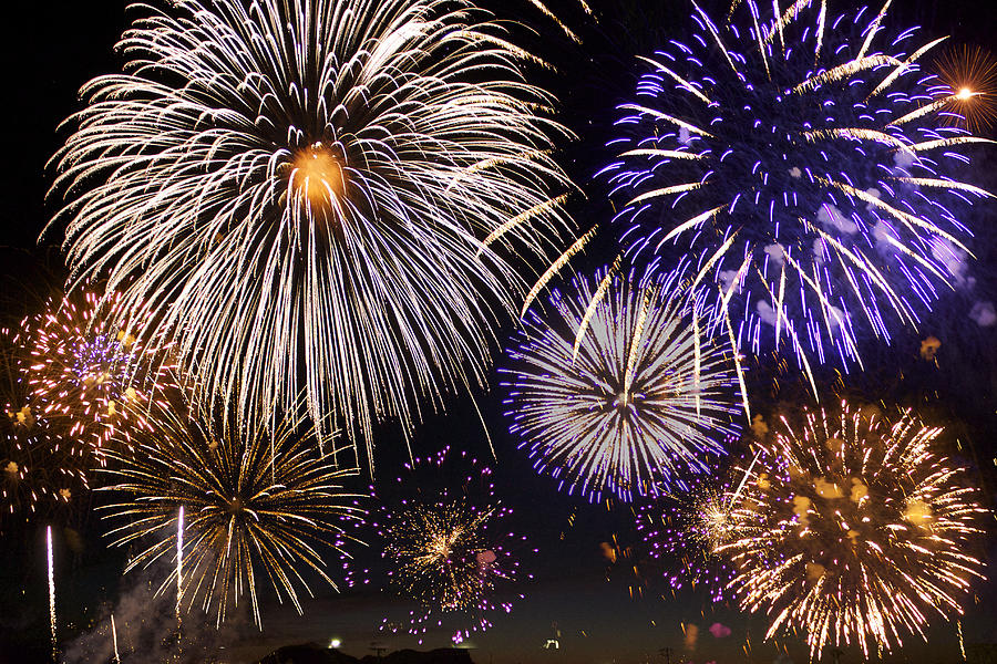 Havasu Pyrotechnics Photograph by Fred Hahn Pixels