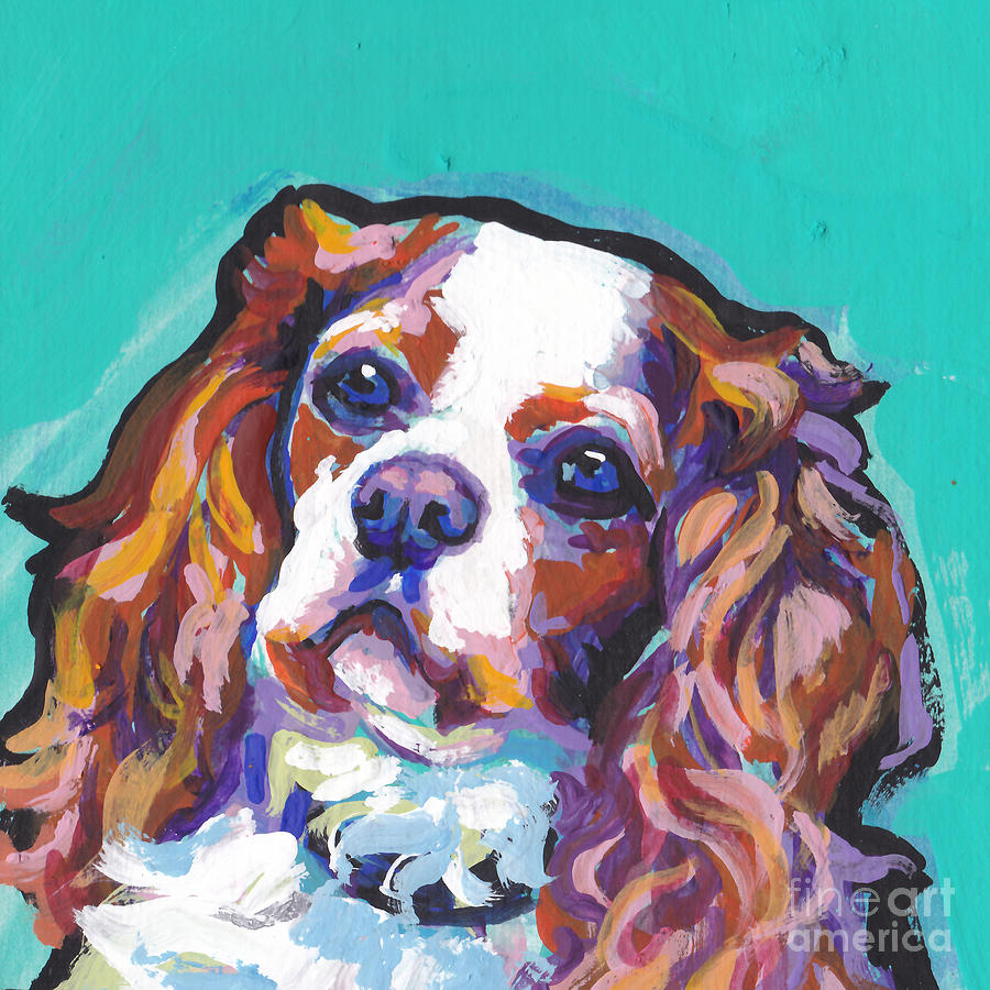 Dog Painting - Have A Cav by Lea S