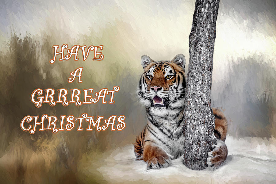 Have A Grrreat Christmas Photograph by Wes and Dotty Weber