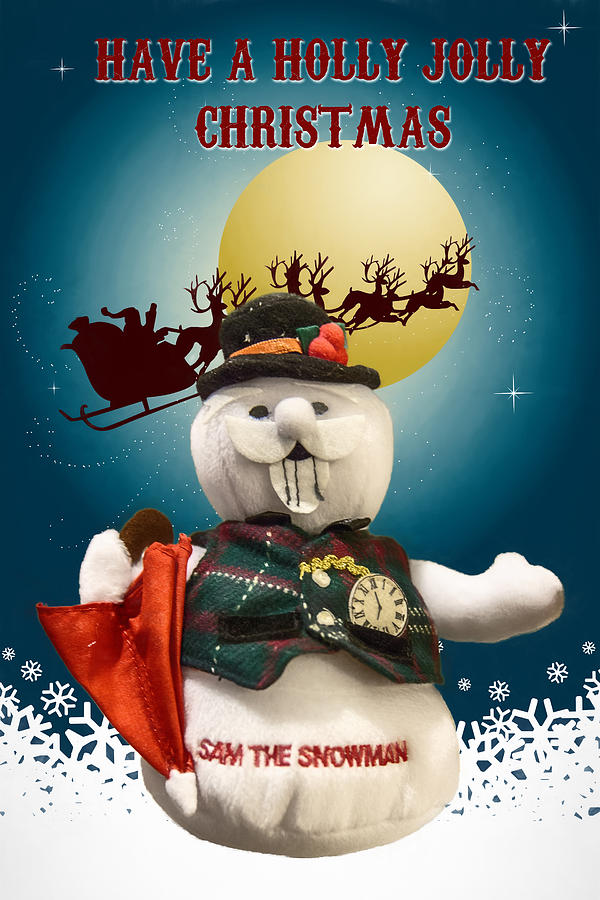 Christmas Digital Art - Have a Holly Jolly Christmas by John Haldane