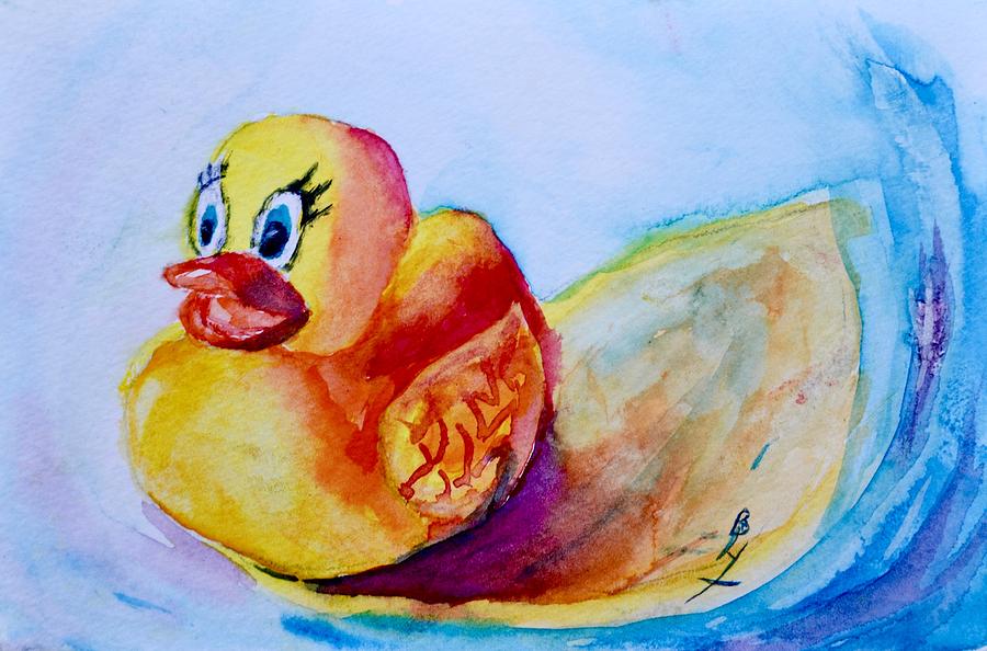 Have A Quacking Good Time Painting by Beverley Harper Tinsley