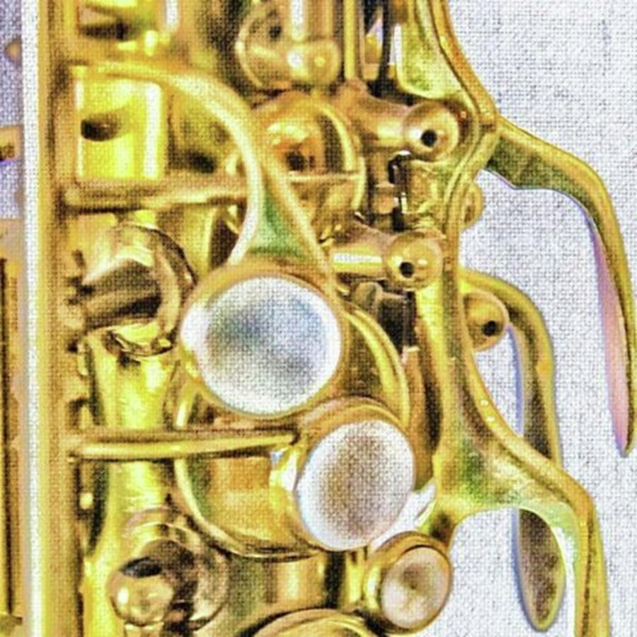 Music Photograph - Have A Sax Sunday! Sax By Pamela by Pamela Williams