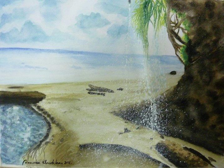 Have the Tree Have Water Painting by Wanvisa Klawklean