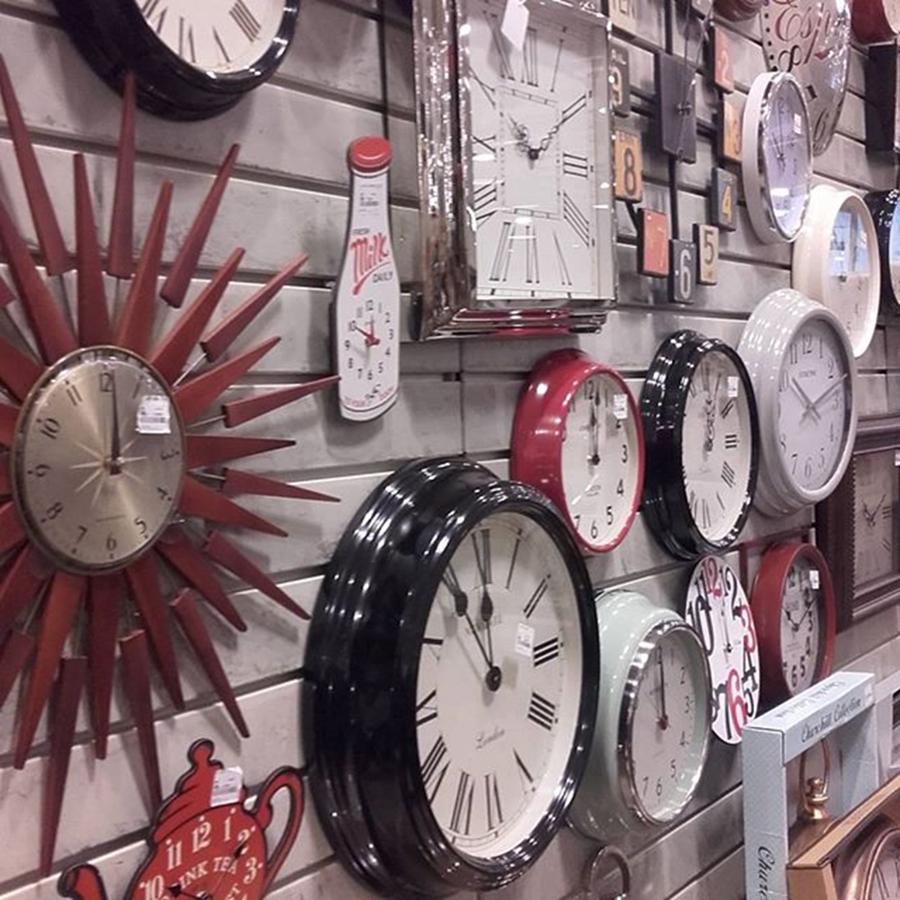 Clock Photograph - Having A Pre Opening Moouch Around by Joanne Dewberry