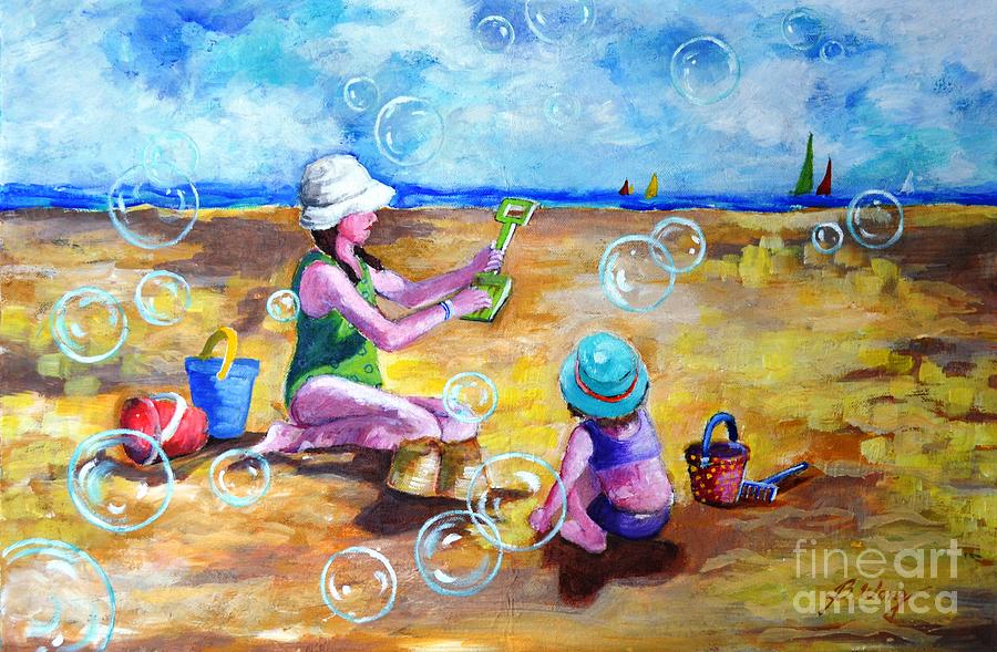 Childhood  #2 Painting by Betty M M Wong
