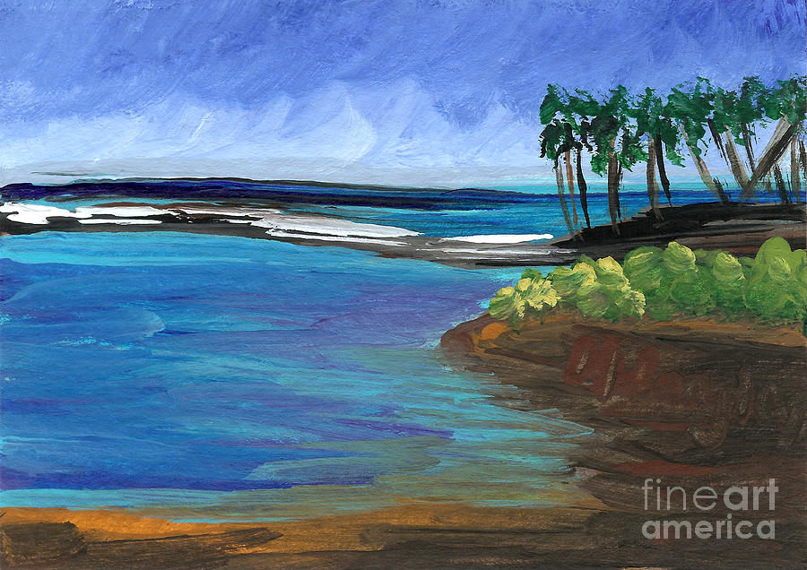 Beach Painting - Hawaii 7 by Helena M Langley