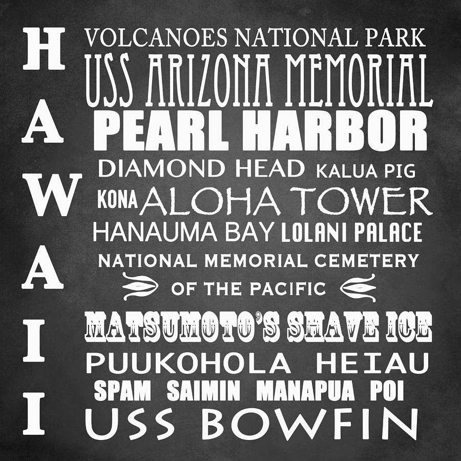 Hawaii Famous Landmarks Digital Art by Patricia Lintner