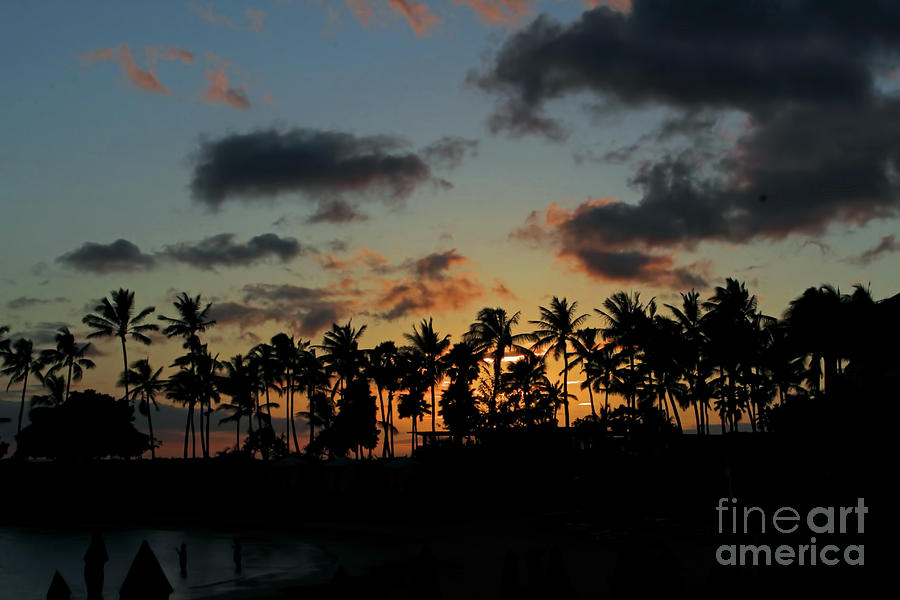 Hawaii Sunset Photograph by Steven Parker