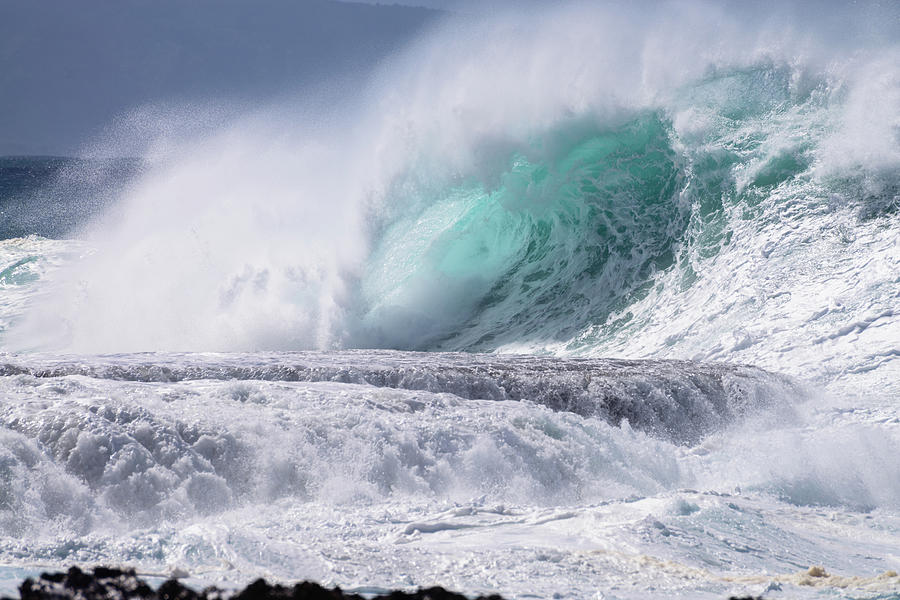 Hawaii Tidal Wave Photograph by Michael Scott