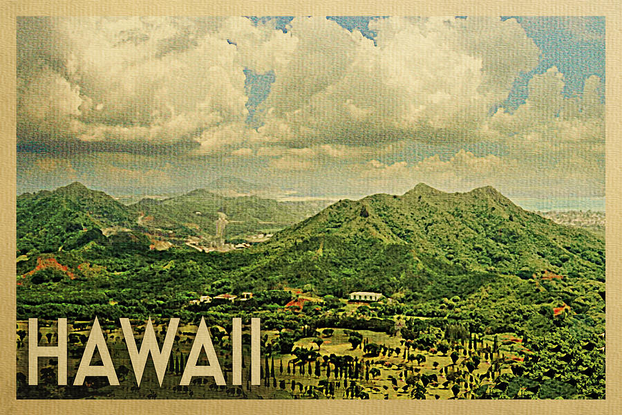 Hawaii Vintage Travel Poster - VINTAGE POSTER
