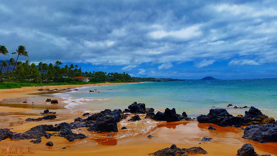 Hawaiian Beach Maui Photograph by Michael Rucker