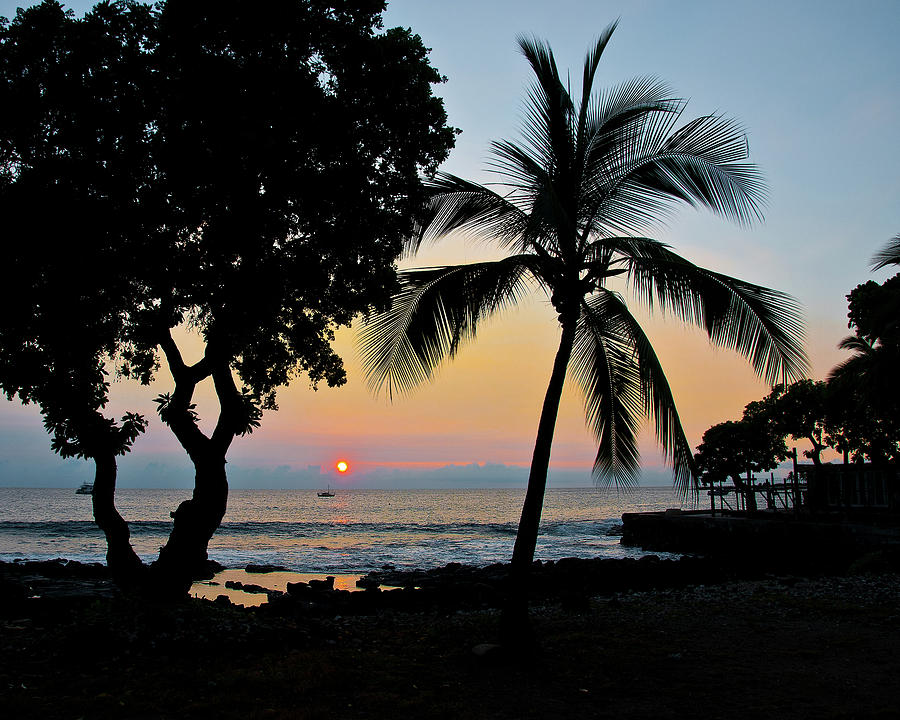 Hawaiian Big Island sunset Kailua Kona Big Island Hawaii Photograph by ...