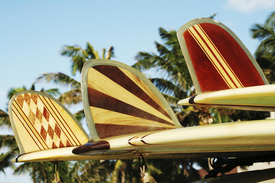 Hawaiian design surfboards Photograph by Vince Cavataio - Printscapes