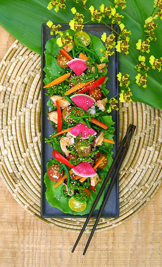 Hawaii Pahole Fern Salad Photograph by James Temple